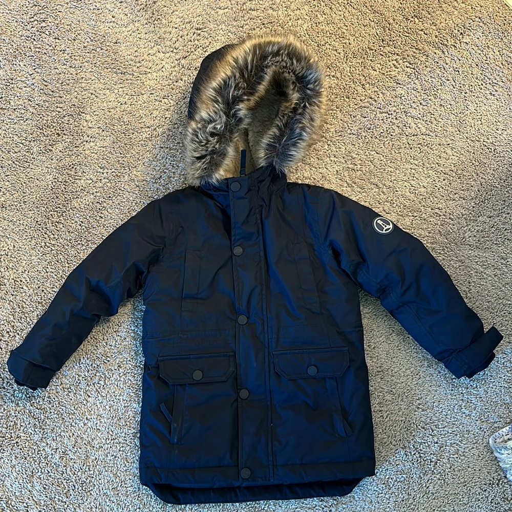 Land’s End Kids coat (size XS 4/5) Navy Blue